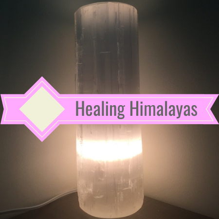 Image of Selenite Flat Top Lamp