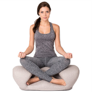 Alexia Meditation Seat - Fabric - Dove Grey