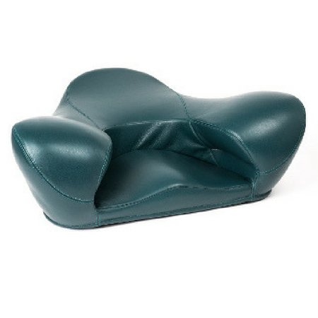 Image of Alexia Meditation Seat - Leather - Green