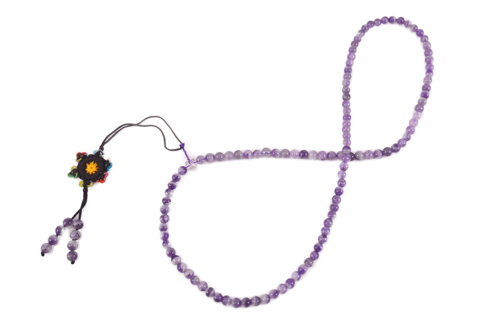 Amethyst Tibetan 108 Bead Mala