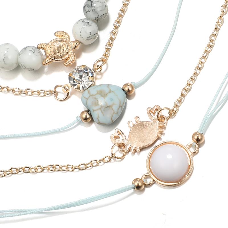 Crab Love 5-Piece Bracelet