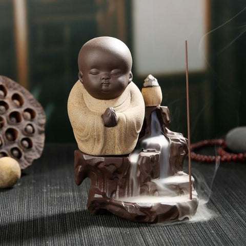 Image of The Little Monk Incense Holder & Incense Set