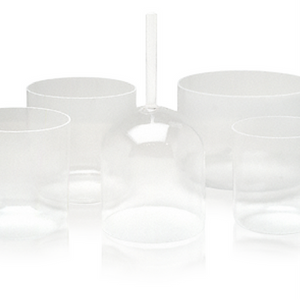 Optically Clear Crystal Singing Bowl - 8