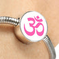 Aum Charm & Bracelet (Pink)