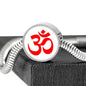 Aum Charm & Bracelet (Red)