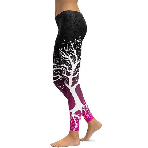 Image of LI-FI Print Yoga Pants Women Unique Fitness Leggings Workout Sports Running Leggings Sexy Push Up Gym Wear Elastic Slim Pants