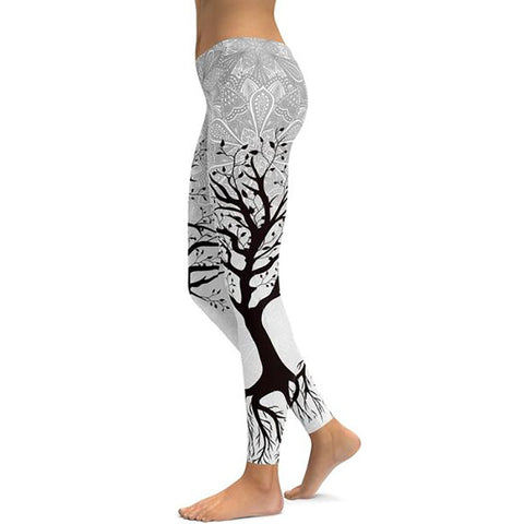 Image of LI-FI Print Yoga Pants Women Unique Fitness Leggings Workout Sports Running Leggings Sexy Push Up Gym Wear Elastic Slim Pants