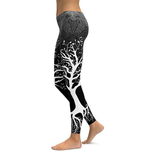 Image of LI-FI Print Yoga Pants Women Unique Fitness Leggings Workout Sports Running Leggings Sexy Push Up Gym Wear Elastic Slim Pants