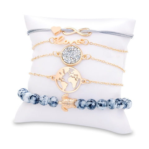 Image of Ocean Love 5-Piece Bracelet