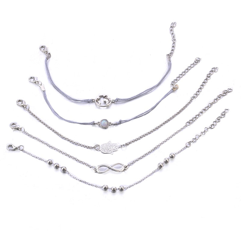 Hamsa 5-Piece Bracelet