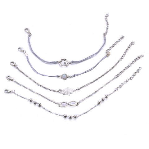 Image of Hamsa 5-Piece Bracelet