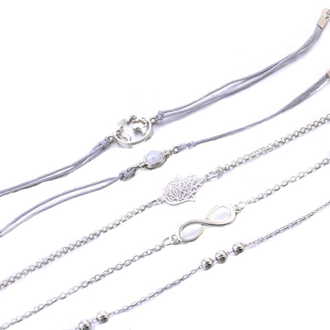 Image of Hamsa 5-Piece Bracelet