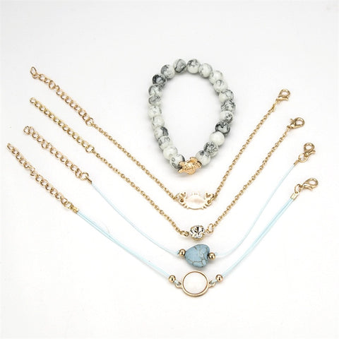 Image of Crab Love 5-Piece Bracelet