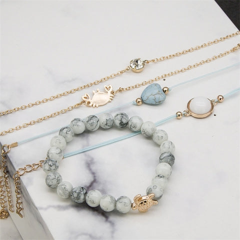 Image of Crab Love 5-Piece Bracelet