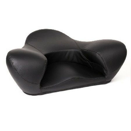 Image of Alexia Meditation Seat - Leather - Noir