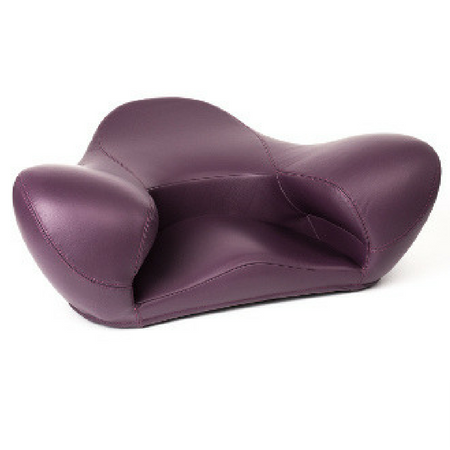 Image of Alexia Meditation Seat - Leather - Purple