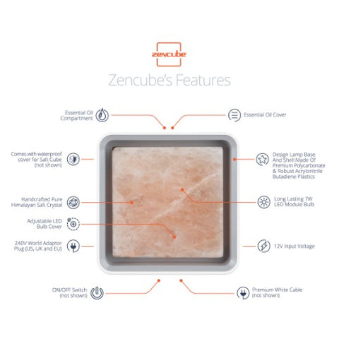 ZenCube Modern Himalayan Salt Lamp